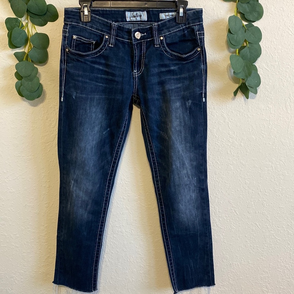 Y2K Embellished Daytrip Lynx Skinny Jeans ✨